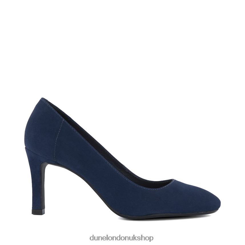 Heeled Court Shoes Women N4BBPB213 Dune London Adele Navy