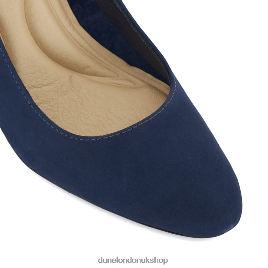 Heeled Court Shoes Women N4BBPB213 Dune London Adele Navy