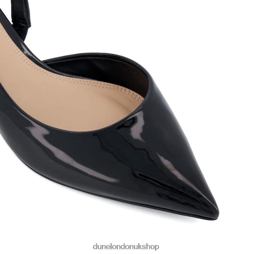 Kitten-Heel Slingback Court Shoes Women N4BBPB19 Dune London Calmer Black