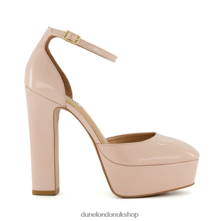 Patent-Leather Platform Mary Jane Shoes Women N4BBPB172 Dune London Contest Nude