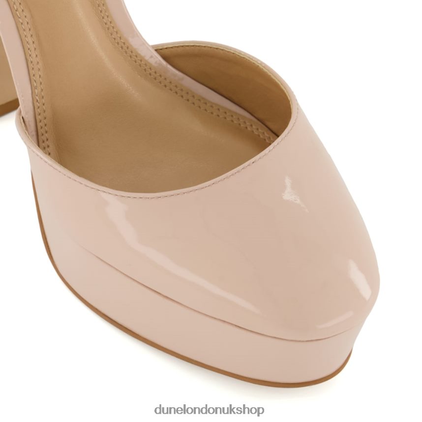 Patent-Leather Platform Mary Jane Shoes Women N4BBPB172 Dune London Contest Nude