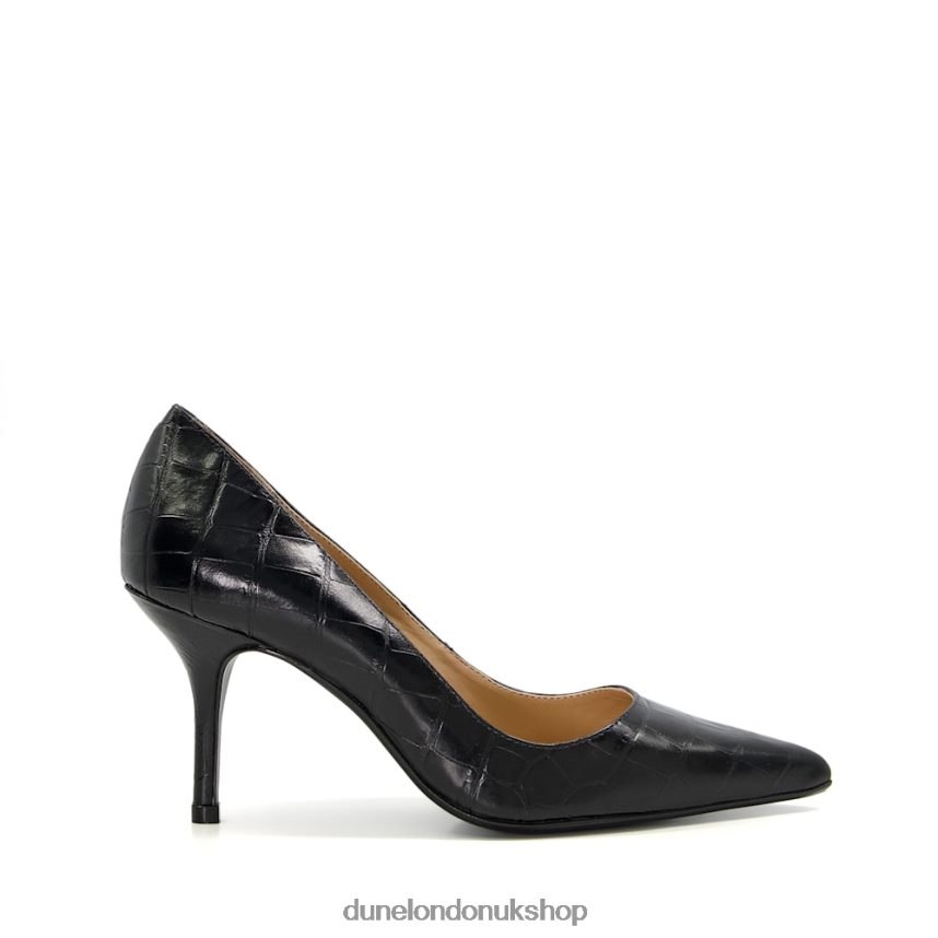 Pointed-Toe Heeled Court Shoes Women N4BBPB503 Dune London Bold Black