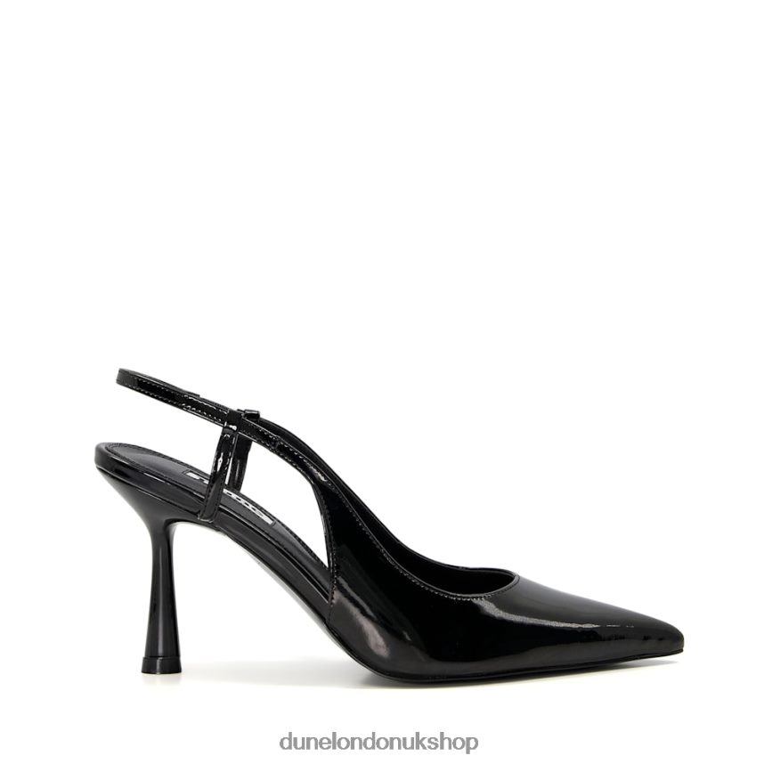 Sling-Back Heeled Court Shoes Women N4BBPB528 Dune London Cabanna Black