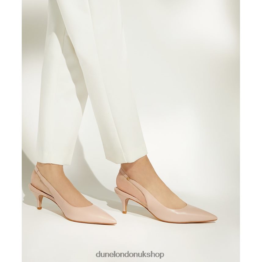 Slingback Court Shoes Women N4BBPB458 Dune London Capitol Nude