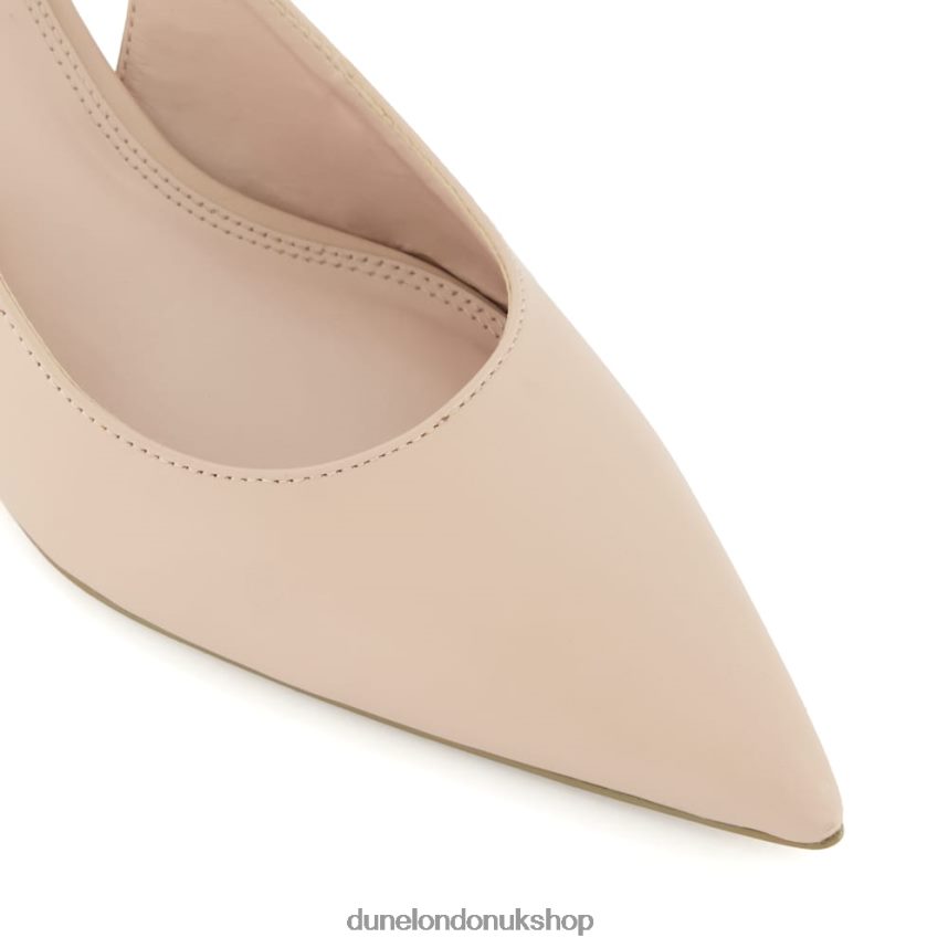 Slingback Court Shoes Women N4BBPB458 Dune London Capitol Nude