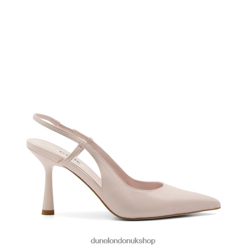 Slingback Heeled Court Shoes Women N4BBPB522 Dune London Cabanna Ecru