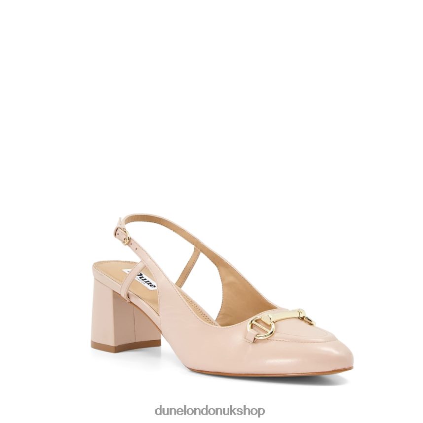 Wide Fit Sling-Back Court Shoes Women N4BBPB498 Dune London Cassie Nude