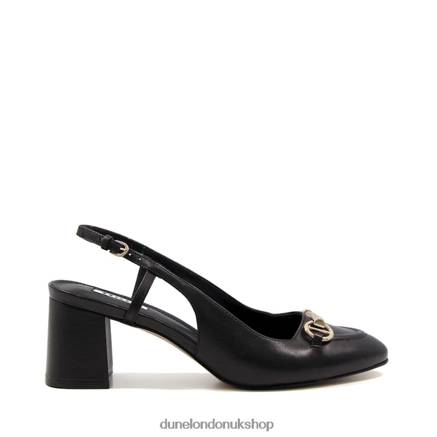 Wide Fit Sling-Back Court Shoes Women N4BBPB564 Dune London Cassie Black