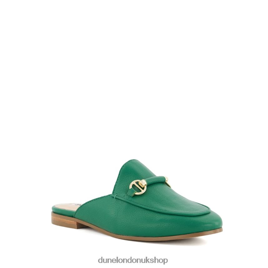 Backless Snaffle-Trim Loafers Women N4BBPB415 Dune London Genuine Green