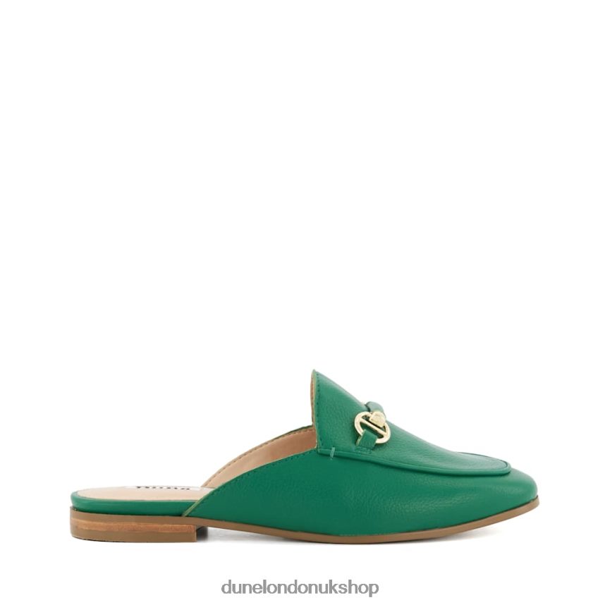 Backless Snaffle-Trim Loafers Women N4BBPB415 Dune London Genuine Green