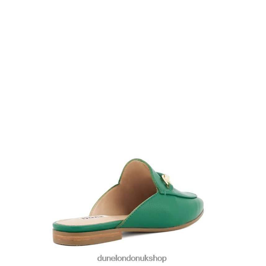 Backless Snaffle-Trim Loafers Women N4BBPB415 Dune London Genuine Green