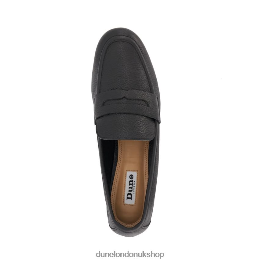 Flat Penny Loafers Women N4BBPB17 Dune London Gianetta Black