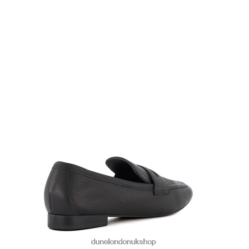 Flat Penny Loafers Women N4BBPB17 Dune London Gianetta Black