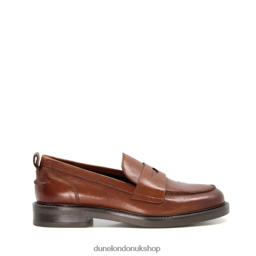 Penny Loafers Women N4BBPB312 Dune London Geeno Tan