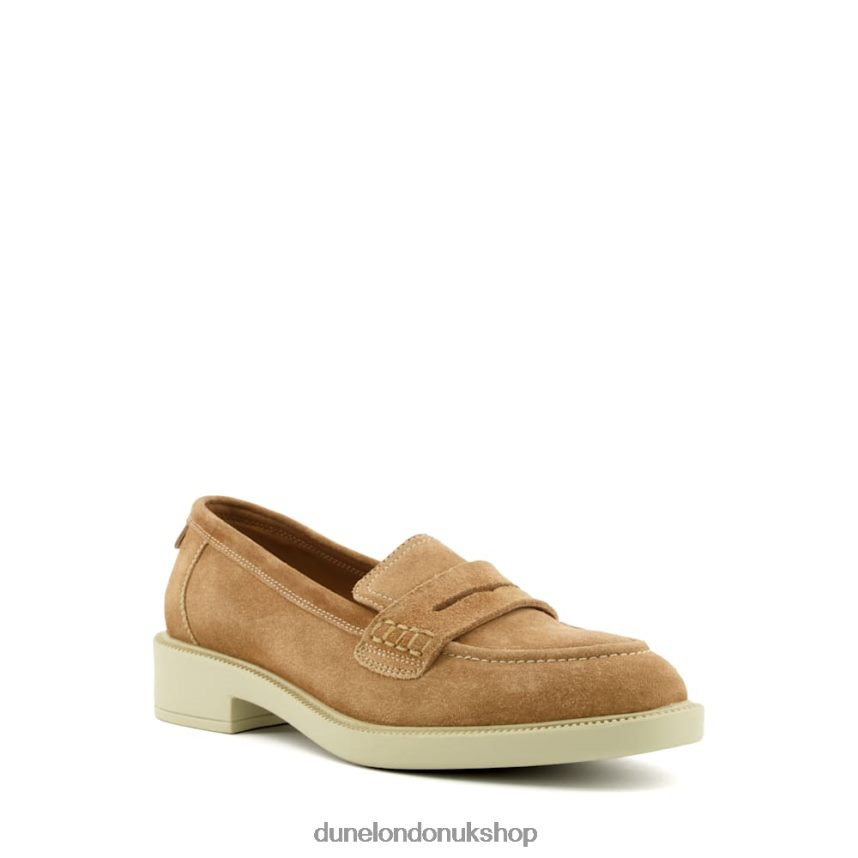 Penny-Trim Loafers Women N4BBPB167 Dune London Gazelles Camel