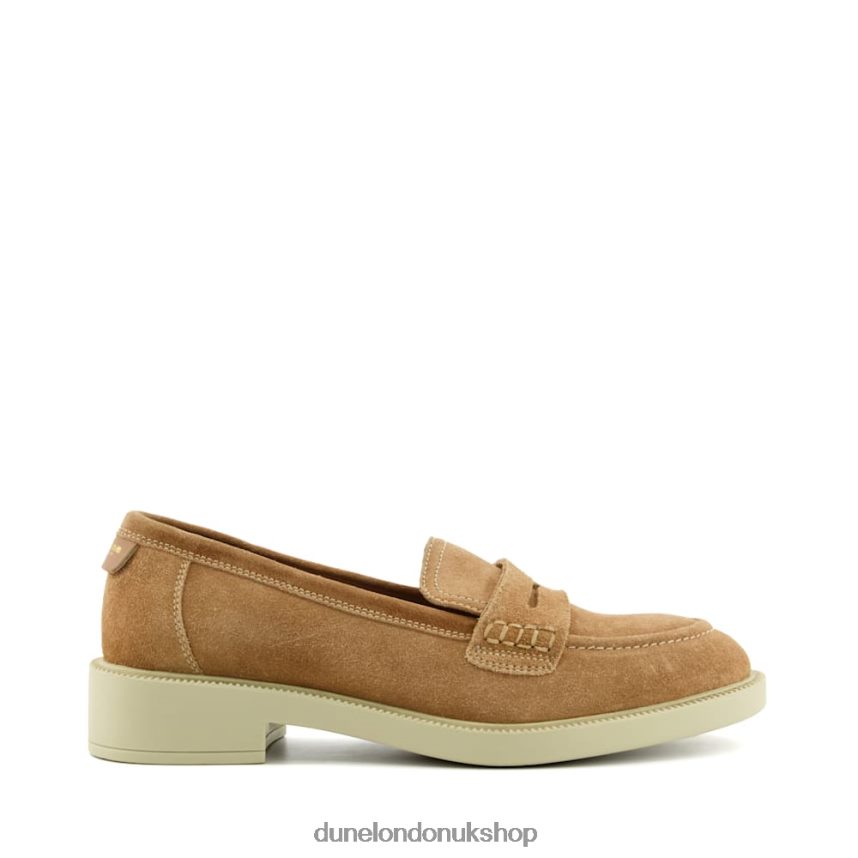 Penny-Trim Loafers Women N4BBPB167 Dune London Gazelles Camel