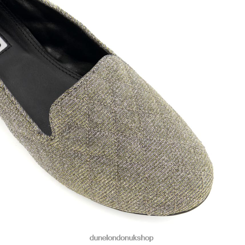 Quilted Loafers Women N4BBPB538 Dune London Genevie Pewter