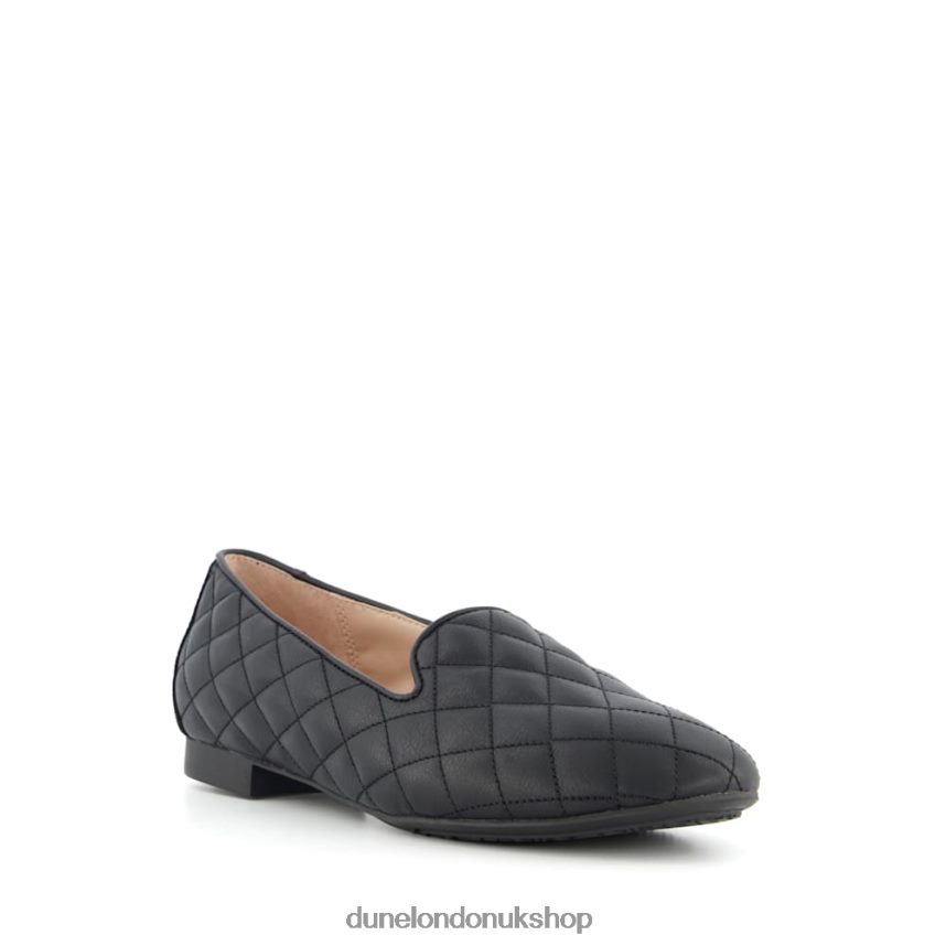 Quilted Loafers Women N4BBPB669 Dune London Genevie Black