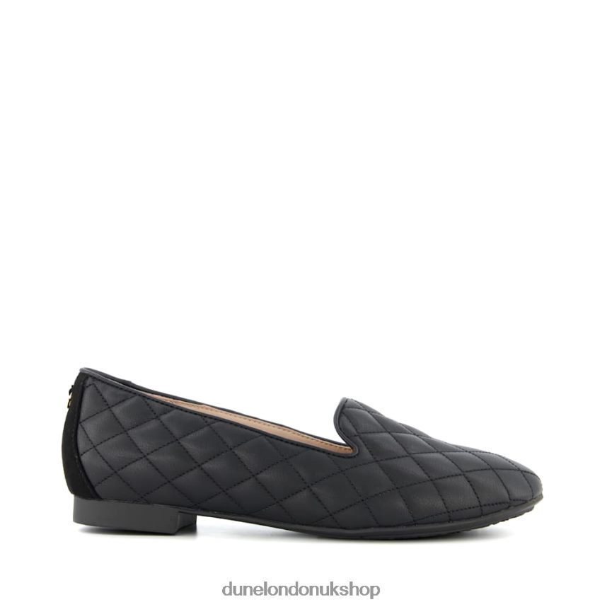 Quilted Loafers Women N4BBPB669 Dune London Genevie Black