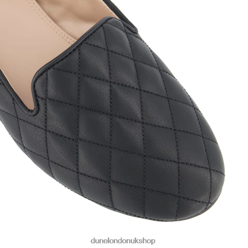 Quilted Loafers Women N4BBPB669 Dune London Genevie Black