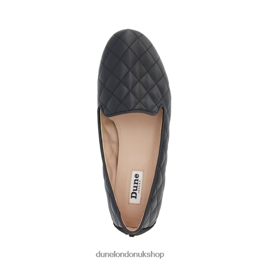 Quilted Loafers Women N4BBPB669 Dune London Genevie Black