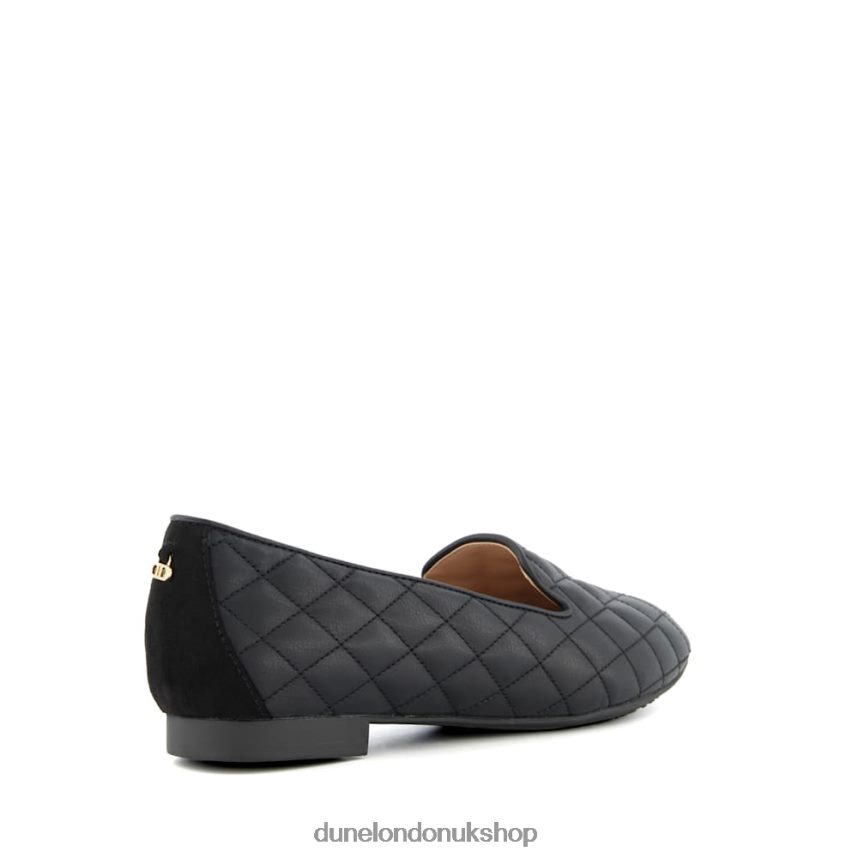 Quilted Loafers Women N4BBPB669 Dune London Genevie Black