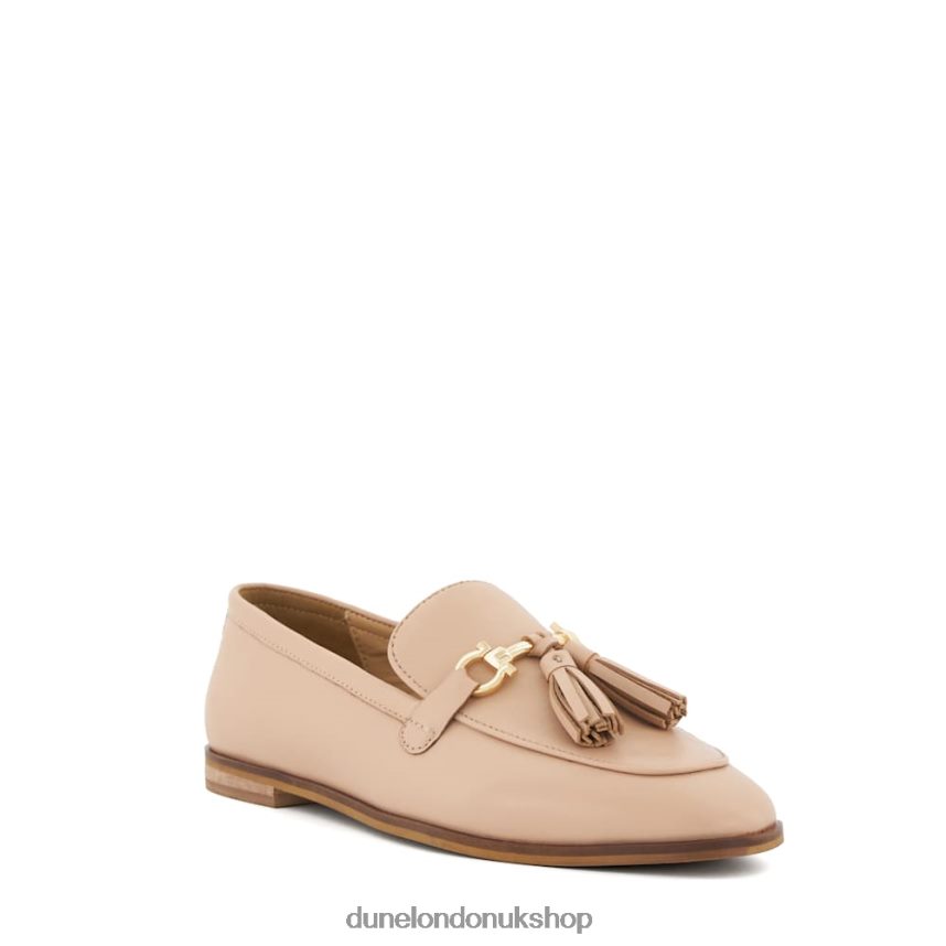 Snaffle-Tassel-Trim Loafers Women N4BBPB412 Dune London Giada Blush - Click Image to Close