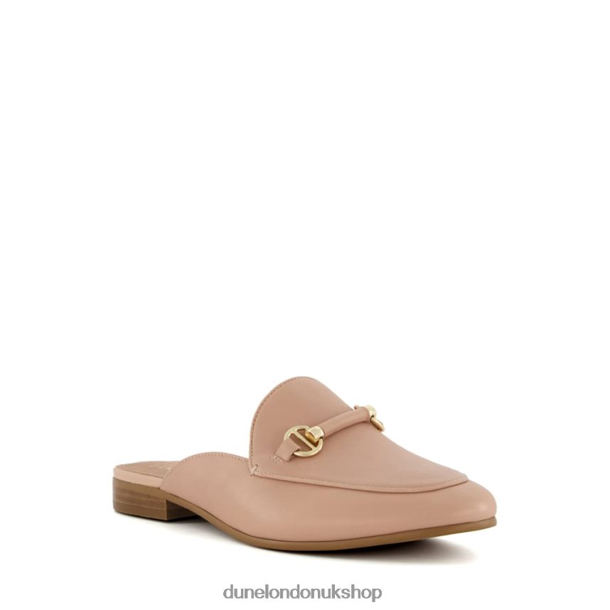 Snaffle-Trim Backless Loafer Women N4BBPB432 Dune London Glowed Blush