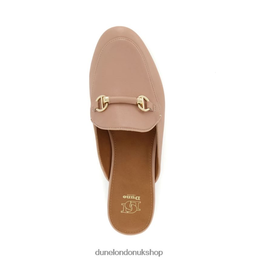 Snaffle-Trim Backless Loafer Women N4BBPB432 Dune London Glowed Blush