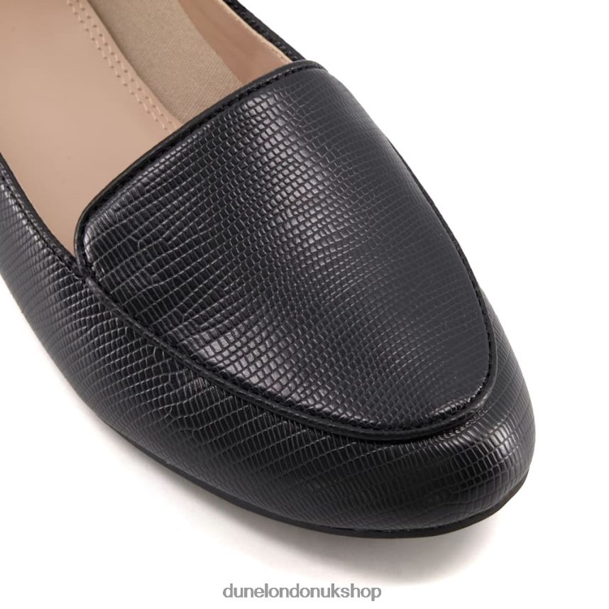 Textured Loafers Women N4BBPB617 Dune London Giovana Black