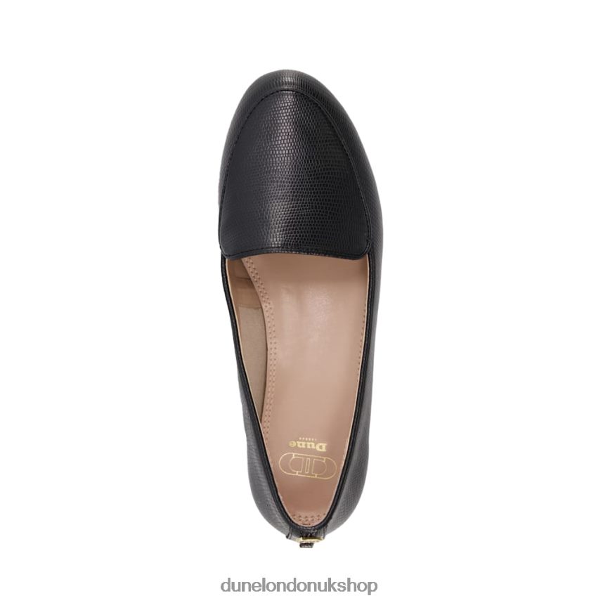 Textured Loafers Women N4BBPB617 Dune London Giovana Black