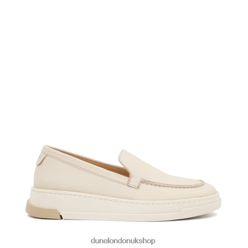 Wedge-Heel Loafers Women N4BBPB553 Dune London Generate Off White