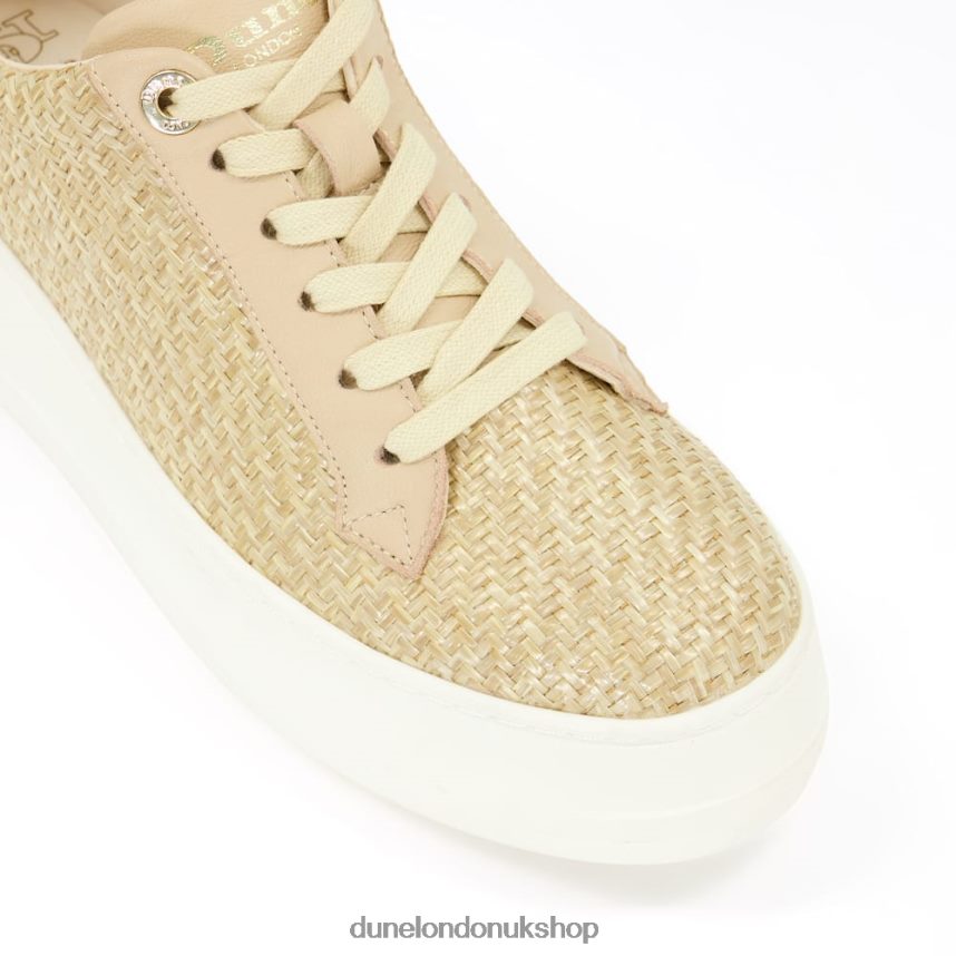 Lace-Up Flatform Trainers Women N4BBPB552 Dune London Episode Natural