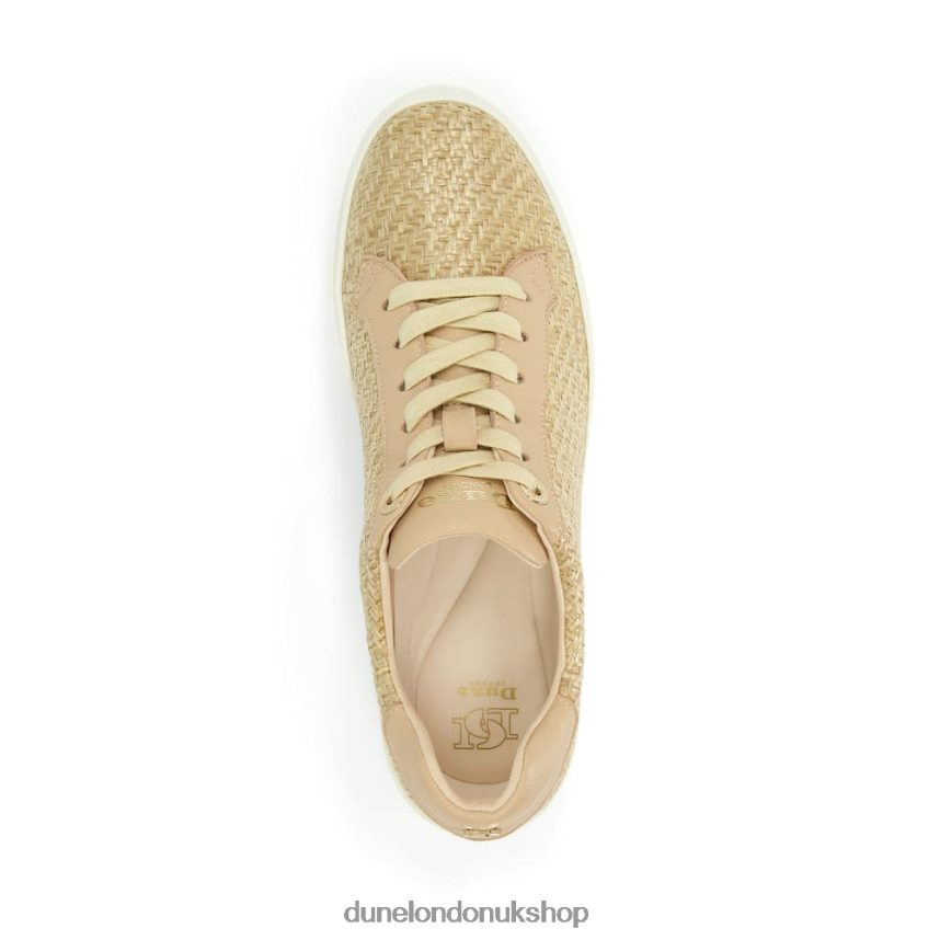 Lace-Up Flatform Trainers Women N4BBPB552 Dune London Episode Natural