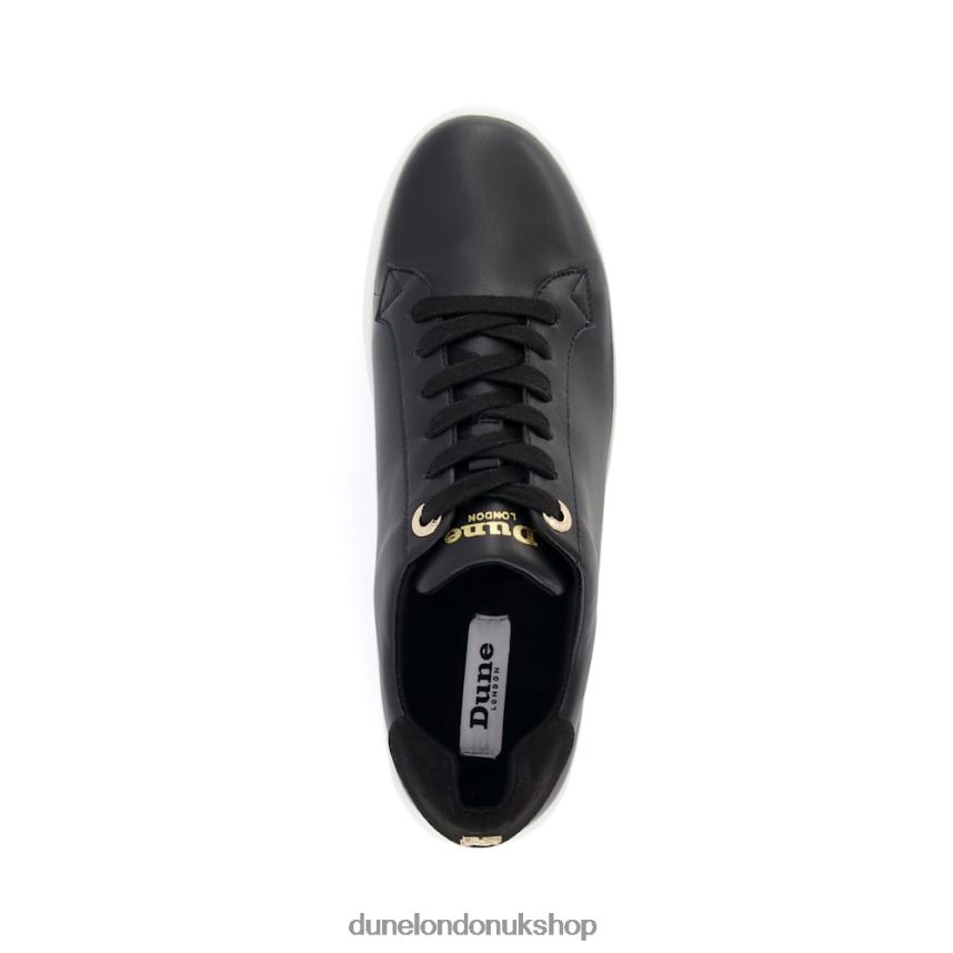 Lace-Up Flatform Trainers Women N4BBPB602 Dune London Episode Black