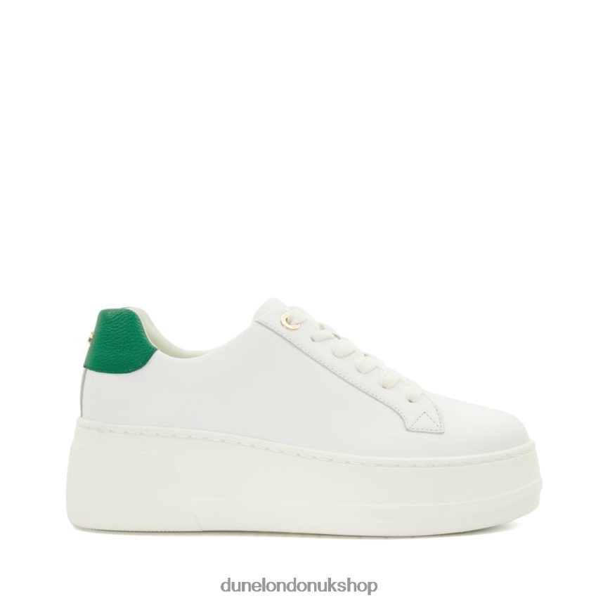 Lace-Up Flatform Trainers Women N4BBPB630 Dune London Episode Emerald