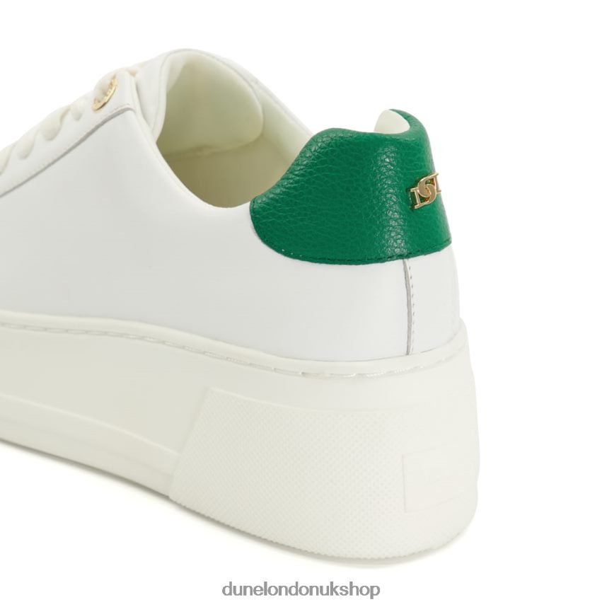 Lace-Up Flatform Trainers Women N4BBPB630 Dune London Episode Emerald