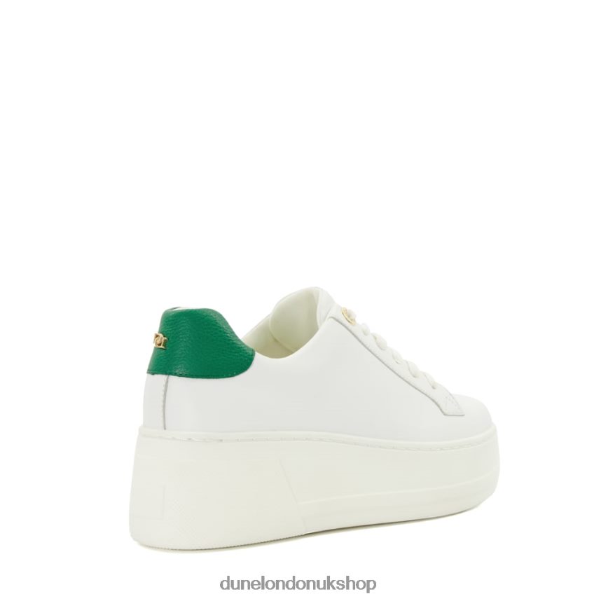 Lace-Up Flatform Trainers Women N4BBPB630 Dune London Episode Emerald