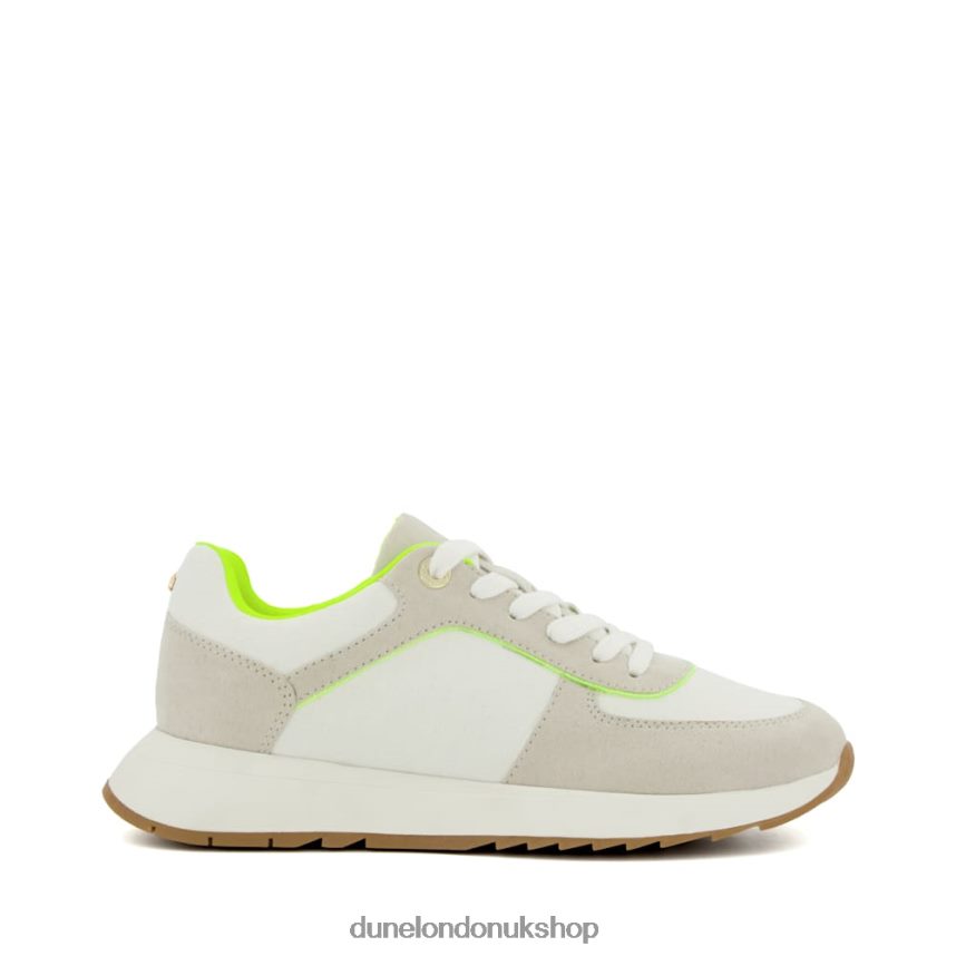 Lace-Up Runner Trainers Women N4BBPB72 Dune London Emelias Lime