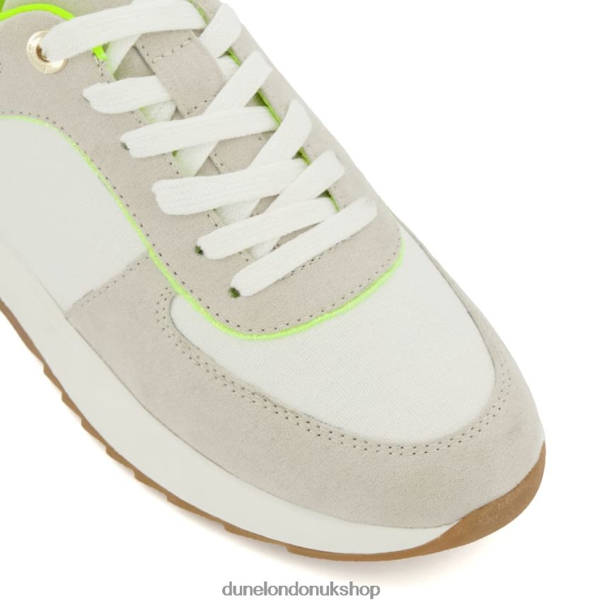 Lace-Up Runner Trainers Women N4BBPB72 Dune London Emelias Lime