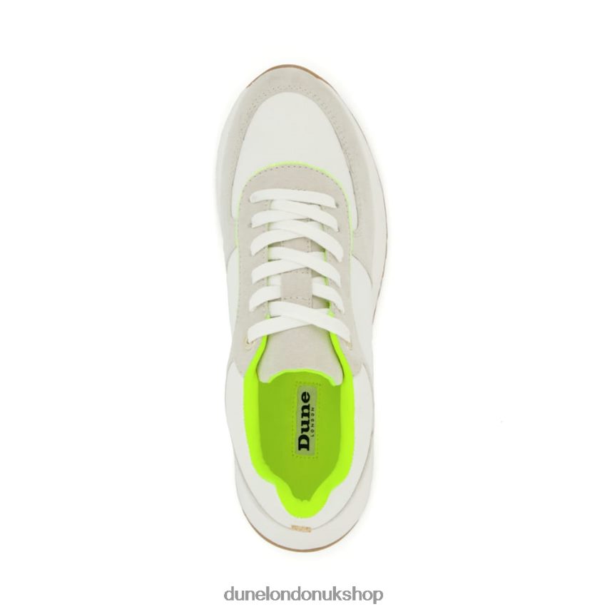 Lace-Up Runner Trainers Women N4BBPB72 Dune London Emelias Lime