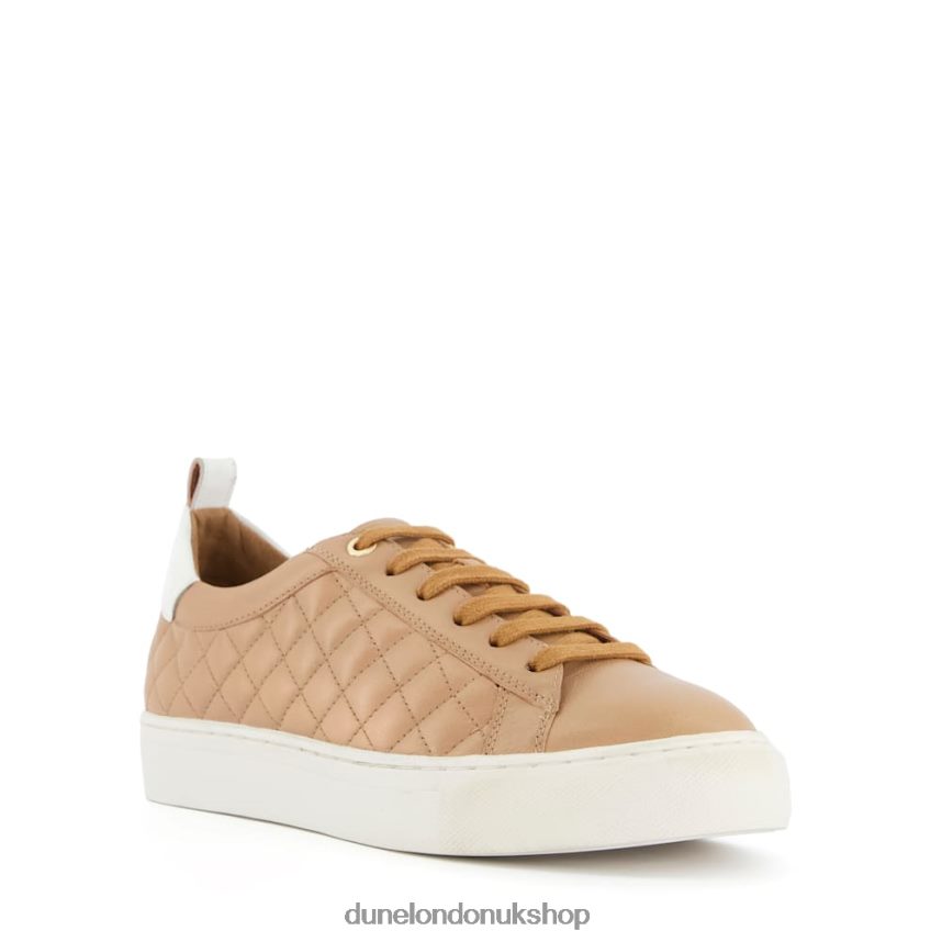 Lace Up Trainers Women N4BBPB534 Dune London Eddies Camel - Click Image to Close