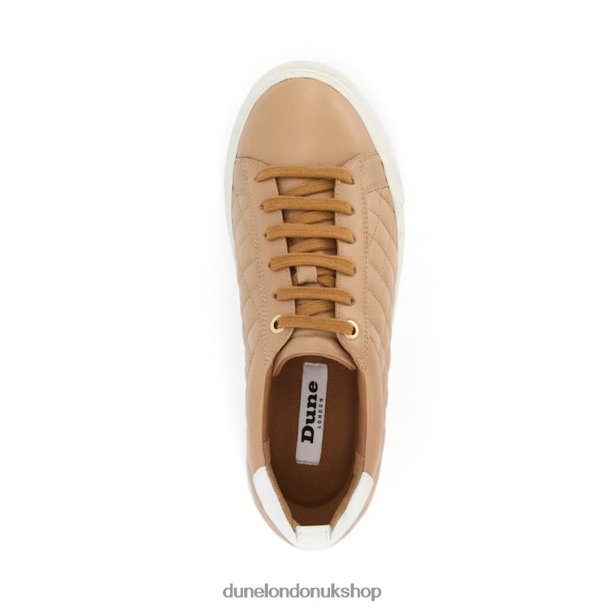 Lace Up Trainers Women N4BBPB534 Dune London Eddies Camel