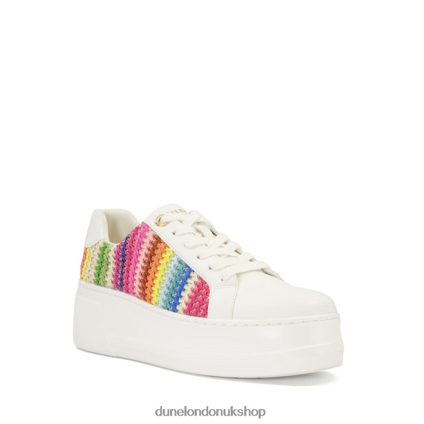 Side-Detail Lace-Up Flatform Trainers Women N4BBPB625 Dune London Episode Multi