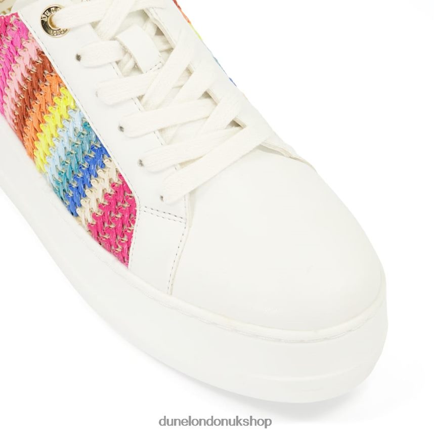 Side-Detail Lace-Up Flatform Trainers Women N4BBPB625 Dune London Episode Multi