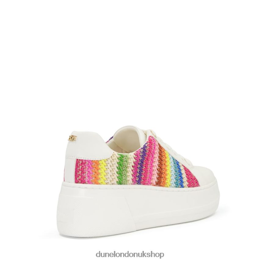 Side-Detail Lace-Up Flatform Trainers Women N4BBPB625 Dune London Episode Multi