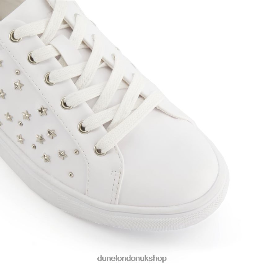 Star Embellished Trainers Women N4BBPB666 Dune London Express White